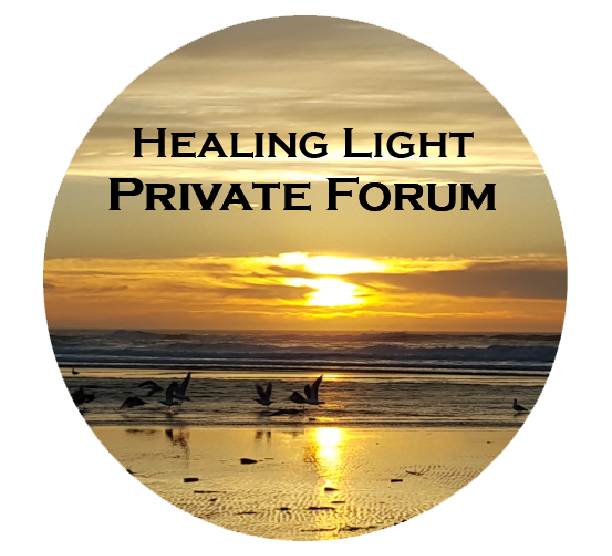 Healing Light Private Forum Logo Trademark 2017-2018 by Steve J Davis. All Rights Reserved. https://healinglight.info